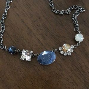 Sabika stone + gem necklace